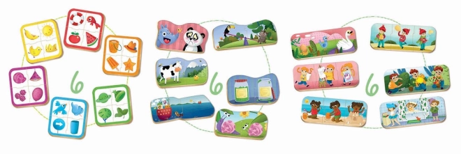 Educa Dječji puzzle set: Boje, Slijedovi i Suprotnosti 3u1