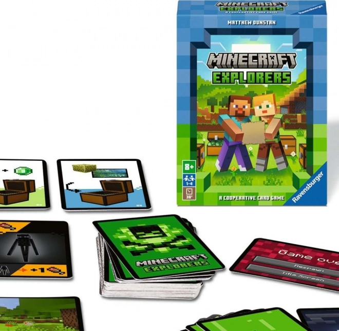 RAVENSBURGER Minecraft Explorers - kartaška igra