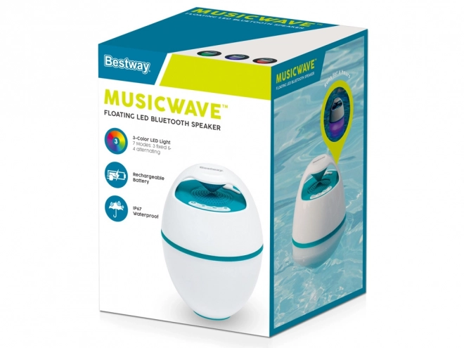 Prijenosni plutajući zvučnik Bestway MusicWave™ s Bluetoothom i LED svjetlom