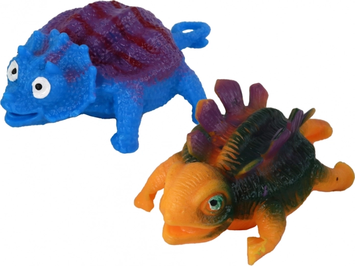 Dva vesela dinosaurusa igračke