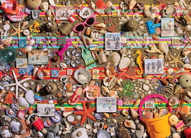 COBBLE HILL puzzle plažna scena, 1000 dijelova