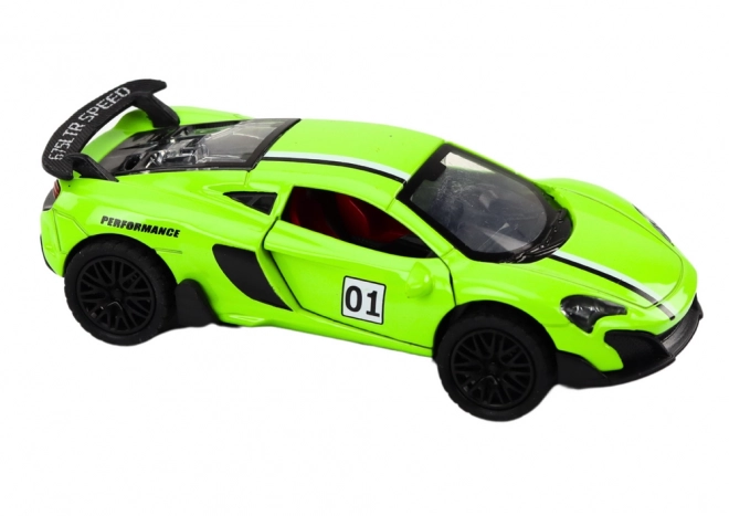 Sportski automobil 1:32 s pogonskim sustavom Metalno zeleni