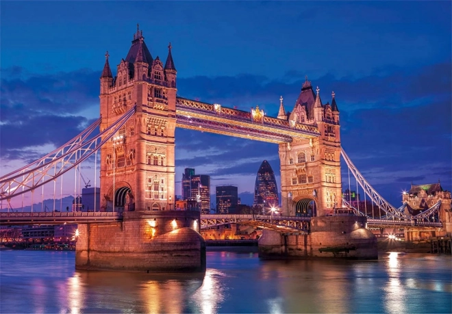 Puzzle 1000 dijelova - Tower Bridge noću