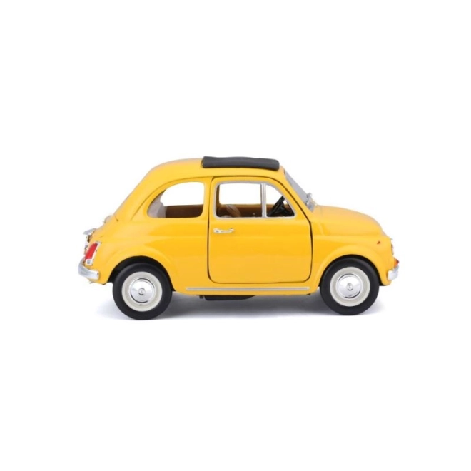 Bburago model automobila Fiat 500 F 1965 žuti 1:24