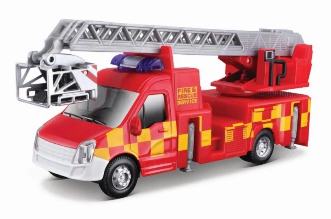 Vatrogasni kamion s ljestvama Bburago 1:43