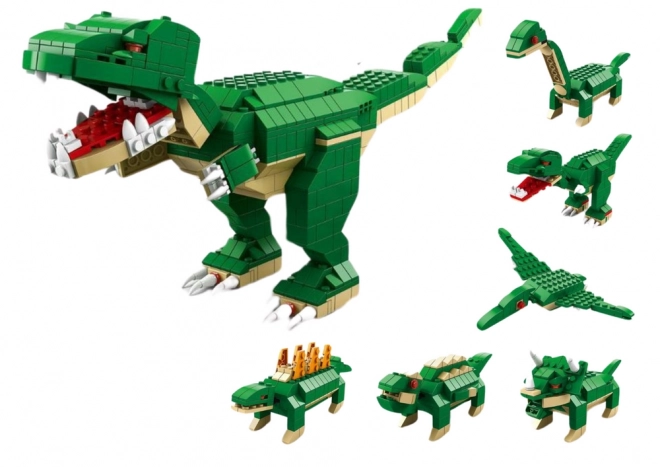 Građevni blokovi dinosaura 6u1 DIY Dinosaur Set 1000 ele.