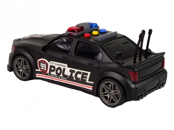 Policijski sportski automobil 1:16 Black Sound