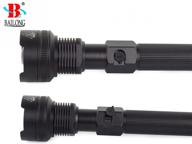 Vojna taktička svjetiljka s LED Cree XHP70 i zoomom od Bailong