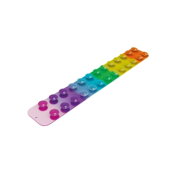 Squido pop/Pričvrsnice antistresna silikon 26cm mix boja