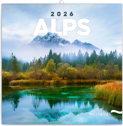 Blok-kalendar Alpe 2026