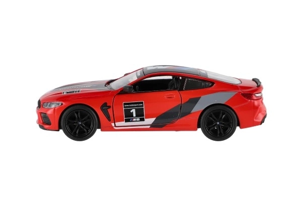 Auto Kinsmart BMW M8 Competition Coupé 1:38 metal/plastika 12,5cm 4 boje na povlačenje unatrag 12 kom u kutiji