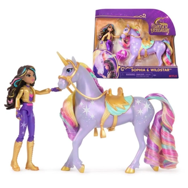 Unicorn akademija figurice 11 cm Sophia i Wildstar