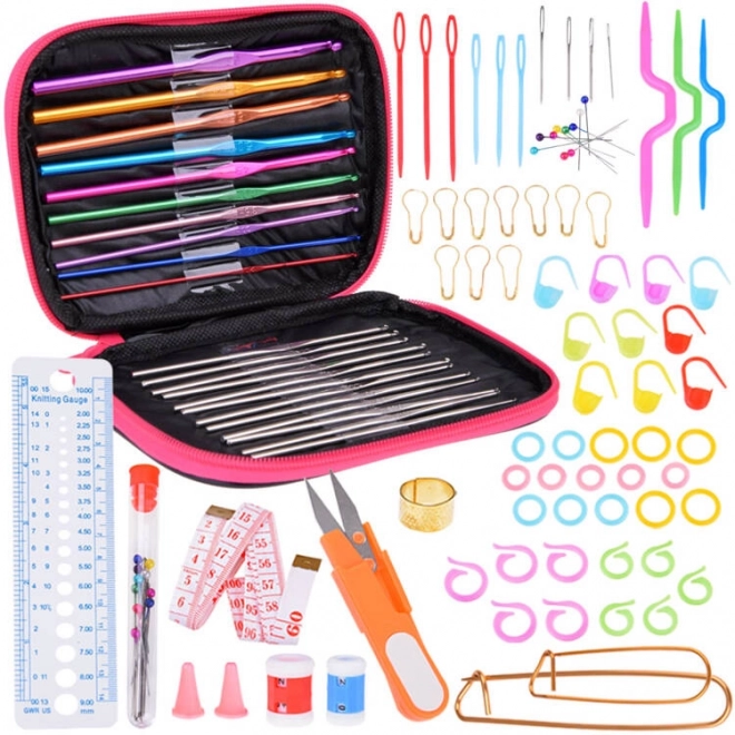 Set za kukičanje s dodacima, 100 komada