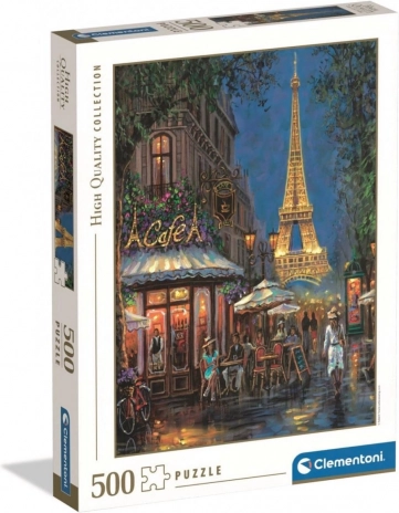 Puzzle Clementoni Night at the Eiffel Café 500 dijelova