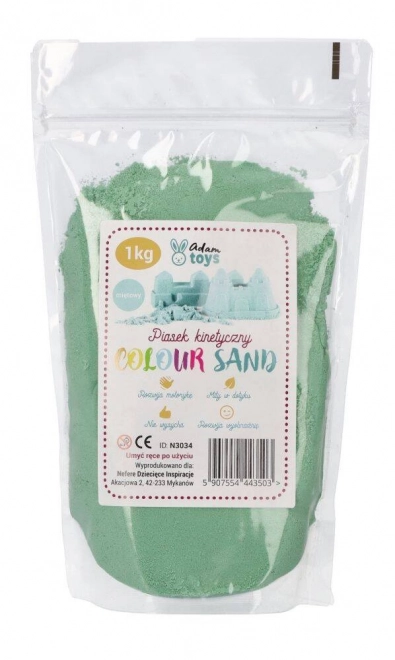 Kinetički pijesak ColourSand mint 1 kg