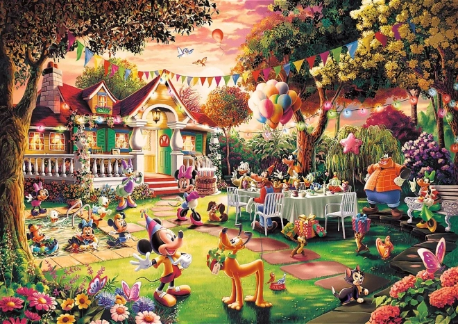 trefl puzzle rođendanska proslava mickey mouse 1000 dijelova premium plus