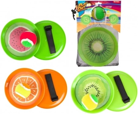 Lambáda Catch Ball igra – loptica na čičak, dizajn voća, 18 cm