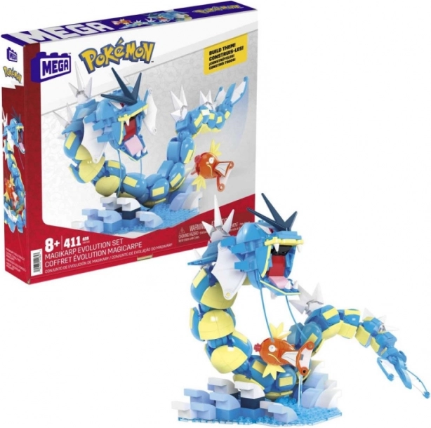 Konstrukcijski set MEGA Pokémon – evolucija Magikarpa i Gyaradosa