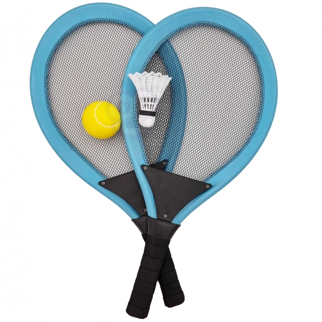Velike rekete za tenis i badminton za djecu s lopticom