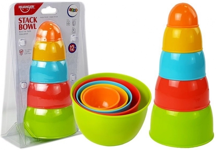 Set od 5 slagivih zdjelica za bebe