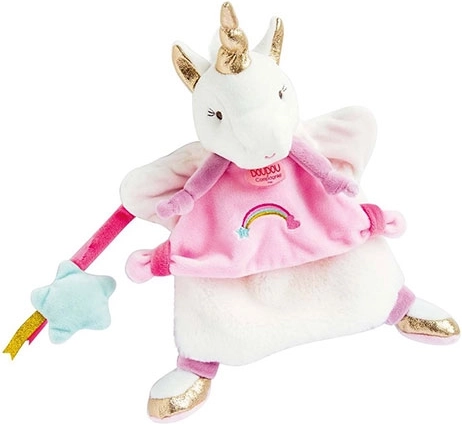 Doudou plišana lutka–ručica Jednorog