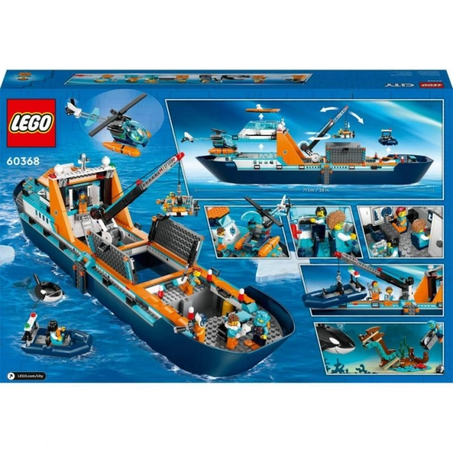 LEGO City brod istraživača Arktika
