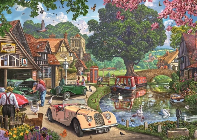 Nostalgična scena Puzzle od Ravensburger 1000 dijelova
