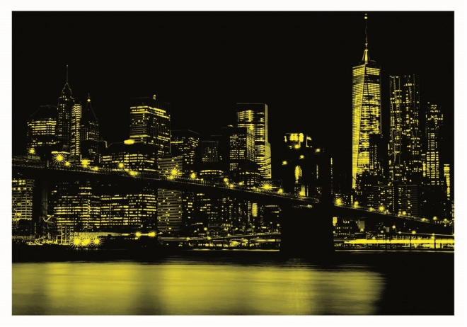 Svjetleći Educa puzzle Brooklyn Bridge New York 1000 dijelova