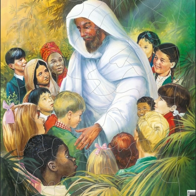 Puzzle Isus s djecom 32 dijelova