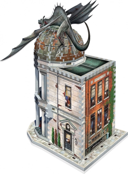 3D puzzle WREBBIT Harry Potter: Gringottova banka 300 dijelova