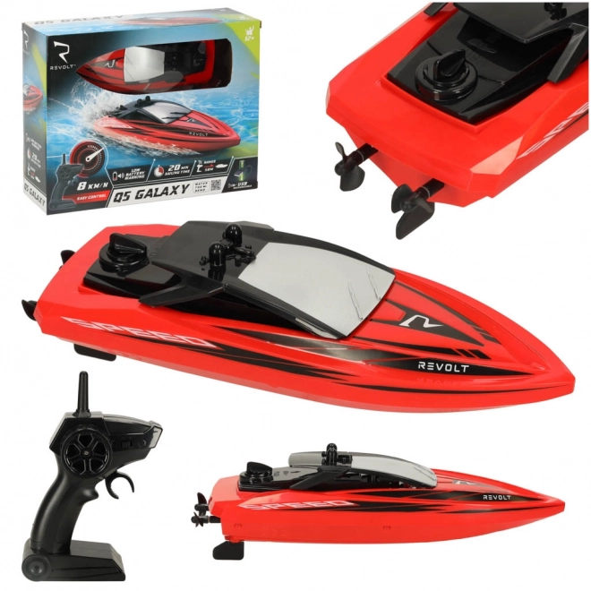 Crveni RC čamac Revolt Q5 Galaxy