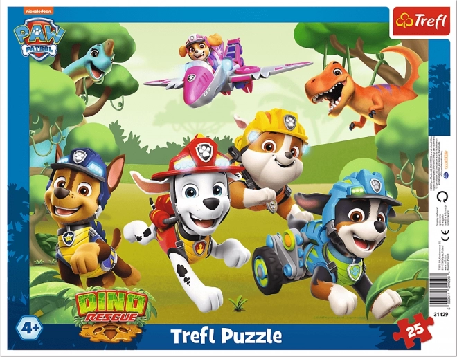 Puzzle Psići u ophodnji Sjajni pseći trikovi 25 dijelova