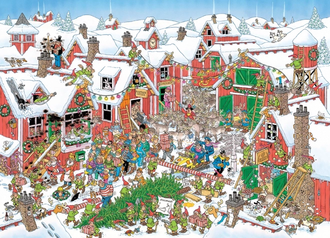 JUMBO Puzzle JvH Veselo selo 1000 dijelova