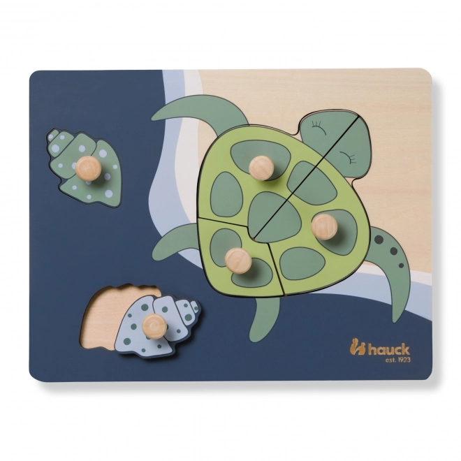 Drvene puzzle - kornjača