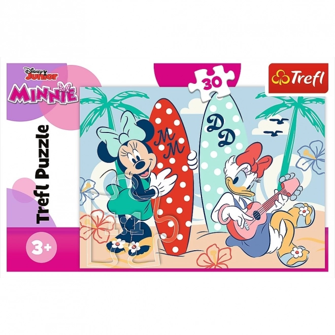Puzzle Šarena Minnie 30 dijelova