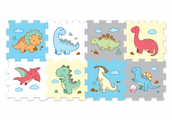 Puzzle pjenasti dinosauri 8 kom
