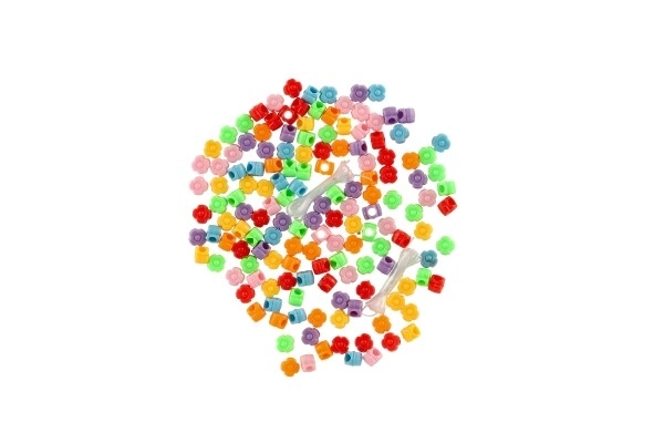 Perlice s uzicom plastika mix boja u plastičnoj kutijici 3,5x12,5cm