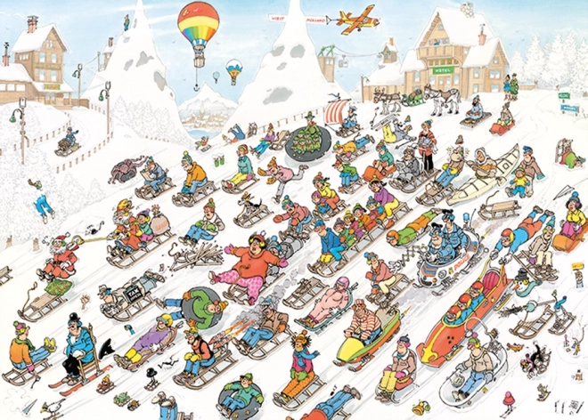 Puzzle Jan van Haasteren Sve ide nizbrdo 1000 dijelova