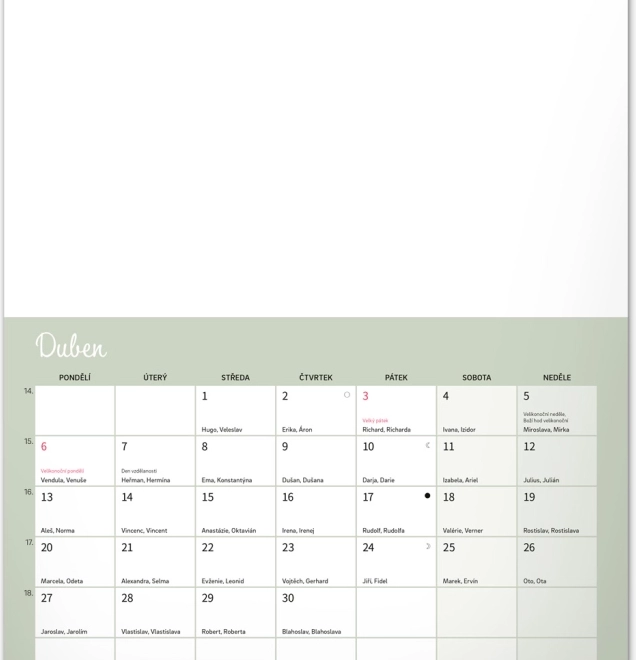 Kreativni obiteljski kalendar 2026
