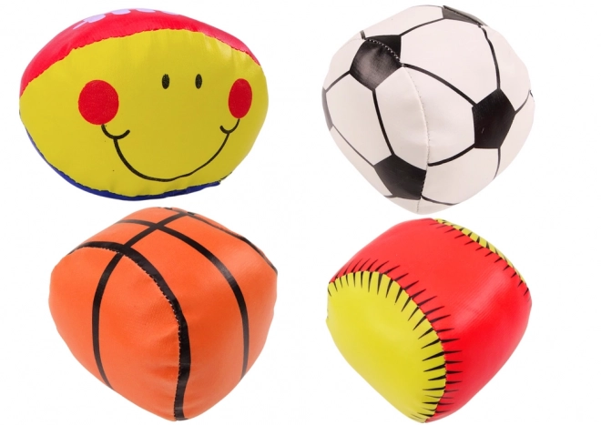 Set mekih sportskih lopti za košarku, ragbi, nogomet i bejzbol.