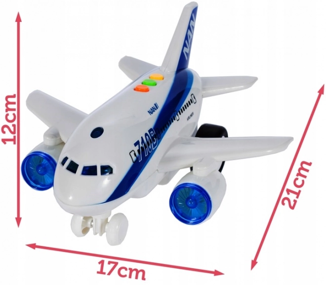 Interaktivni plastični avion za djecu
