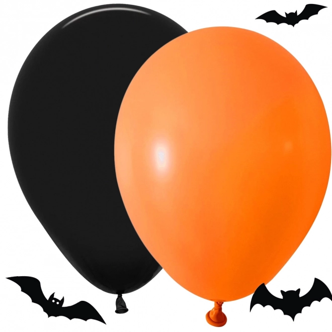 Halloween baloni crni i narančasti 20 kom