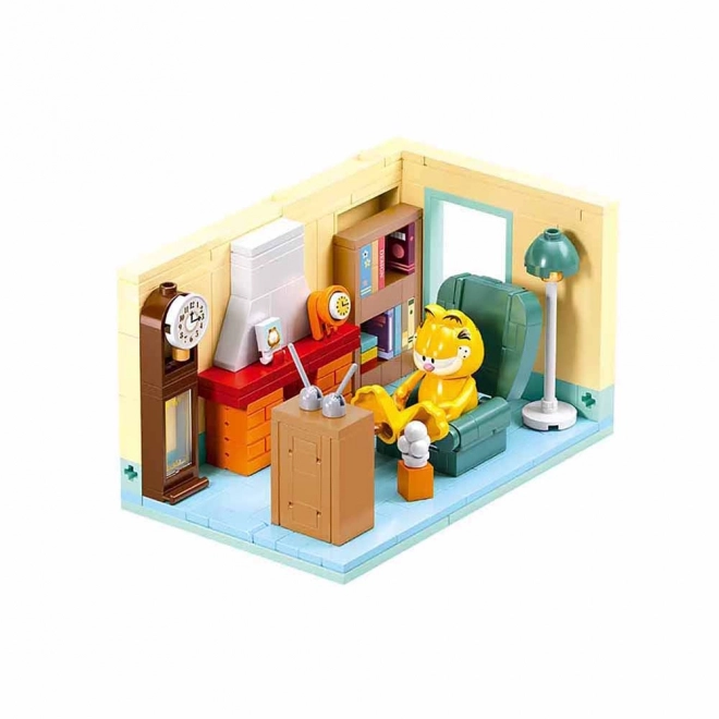 Sluban konstrukcija Garfield u dnevnoj sobi