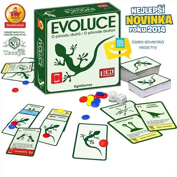 Evolucija - O porijeklu vrsta društvena igra u kutiji 19x19x5cm (Igra godine 2011)