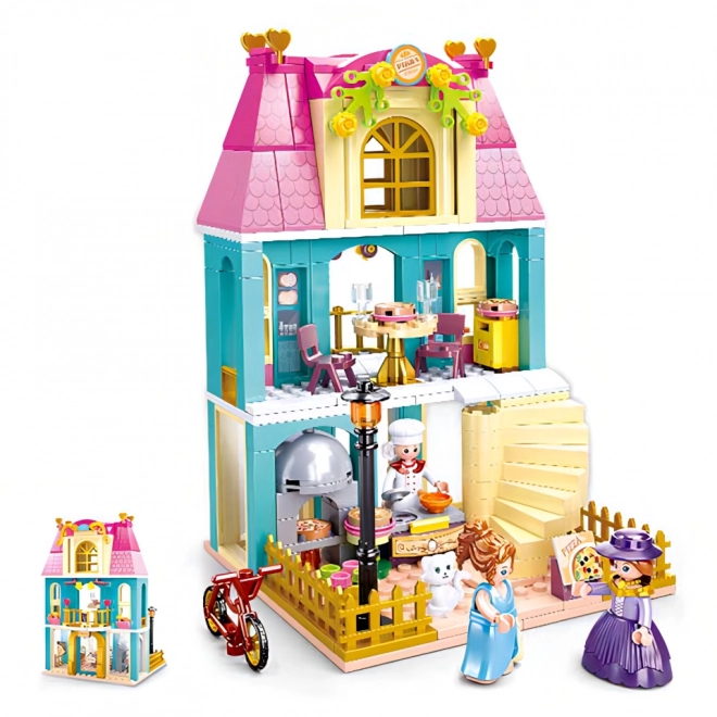 Sluban Girls Dream Village M38-B0875 Dvokatna kuća s potkrovljem