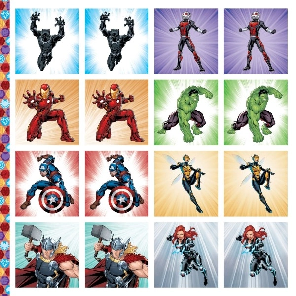 Pexeso s Marvel junacima u svesci