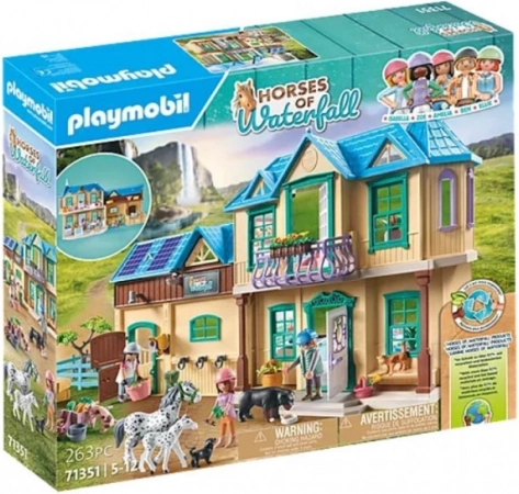 Set figurica PLAYMOBIL Horses – Ranč Waterfall
