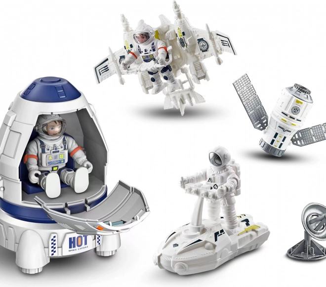 Svemirski set s raketom i 2 figurice astronauta