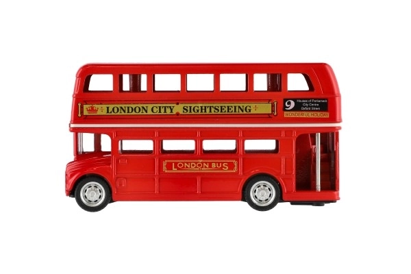 Crveni dvokatni autobus London 12 cm