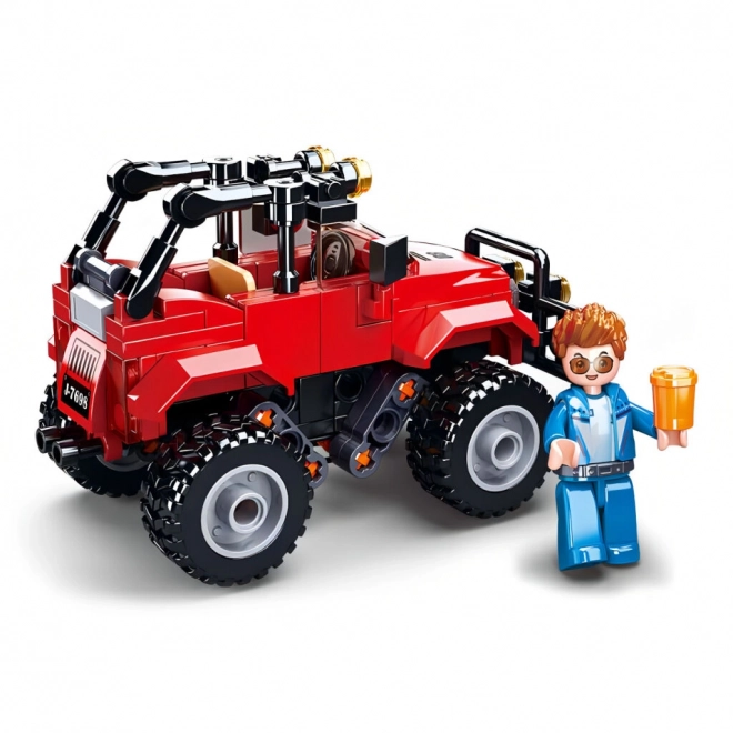 Sluban Town M38-B0902 Jeep crveni